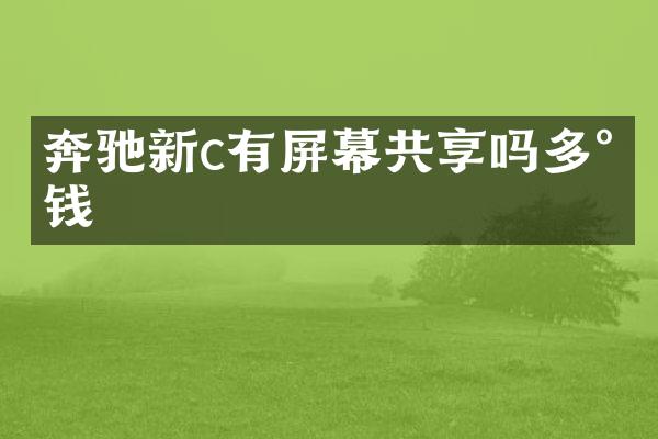 奔驰新c有屏幕共享吗多少钱
