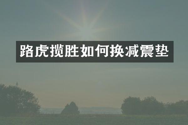 路虎揽胜如何换减震垫
