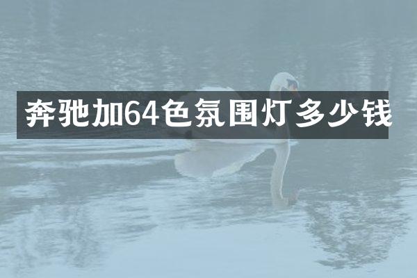 奔驰加64色氛围灯多少钱