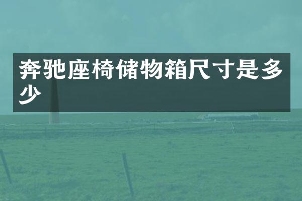 奔驰座椅储物箱尺寸是多少