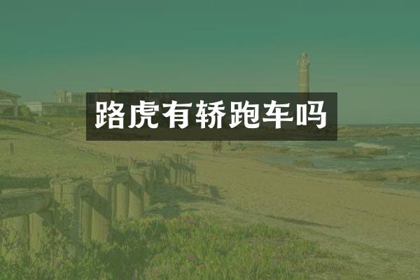 路虎有轿跑车吗
