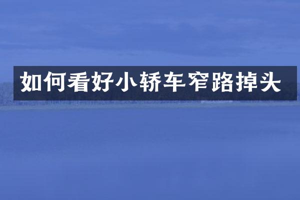 如何看好小轿车窄路掉头