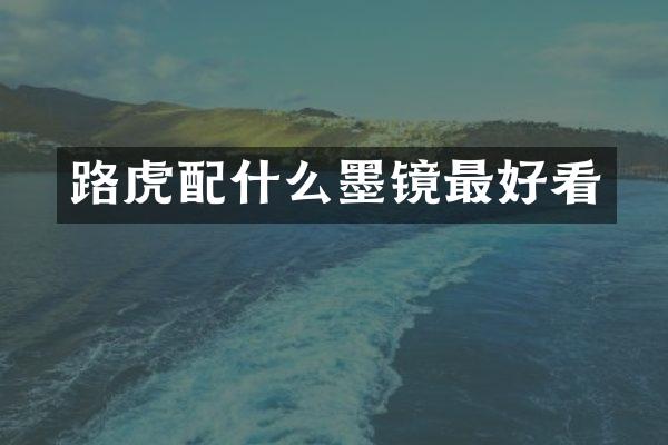 路虎墨镜最好看