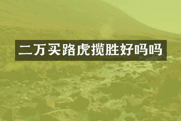 二万买路虎揽胜好吗吗