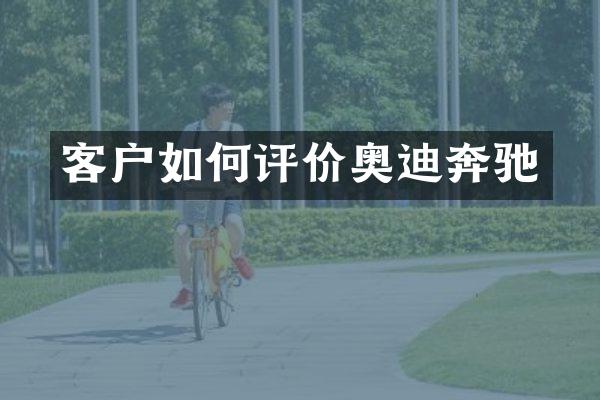 客户如何评价奥迪奔驰