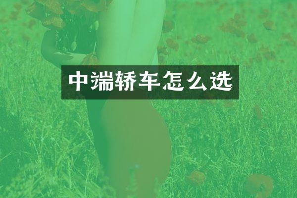 中端轿车怎么选