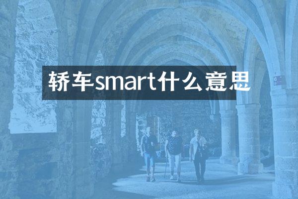 轿车smart什么意思
