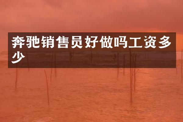 奔驰销售员好做吗工资多少