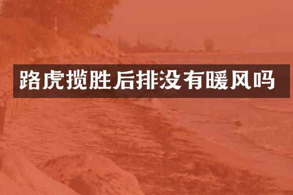 路虎揽胜后排没有暖风吗