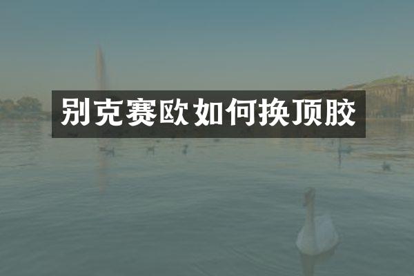 别克赛欧如何换顶胶