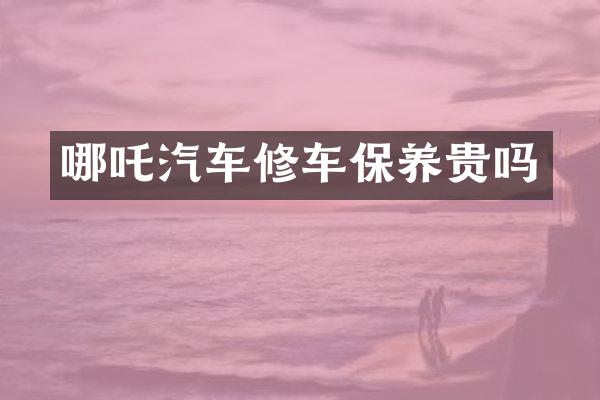 哪吒汽车修车保养贵吗