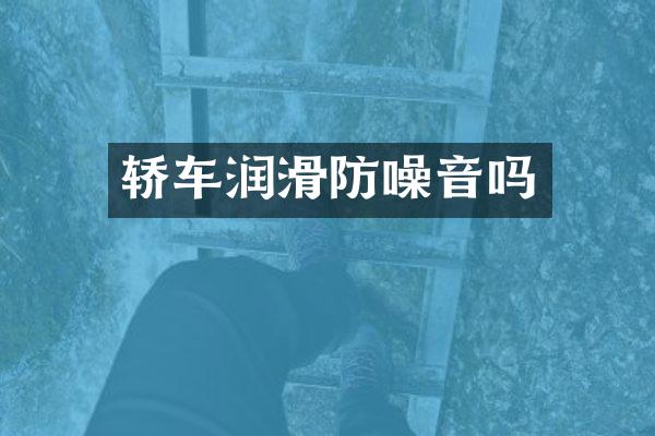 轿车润滑防噪音吗