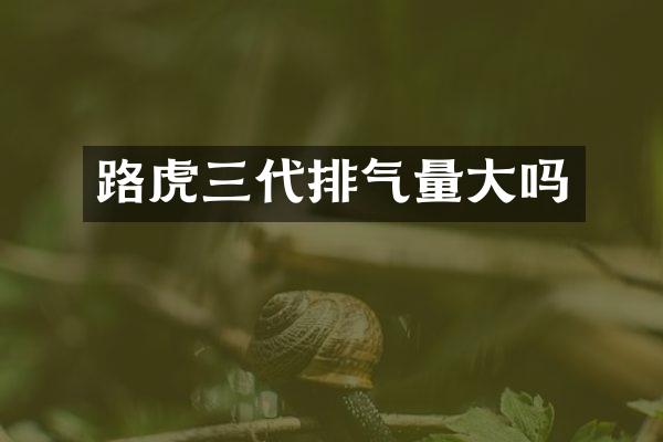 路虎三代排气量大吗
