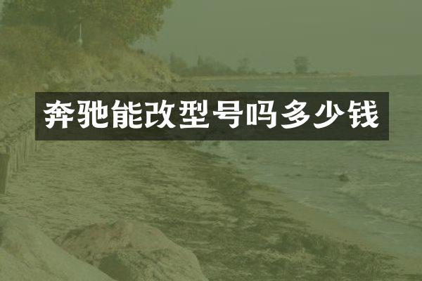 奔驰能改型号吗多少钱