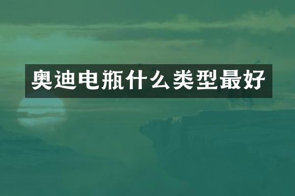 奥迪电瓶什么类型最好