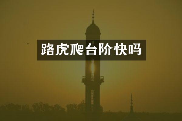 路虎爬台阶快吗