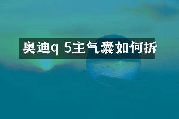 奥迪q 5主气囊如何拆