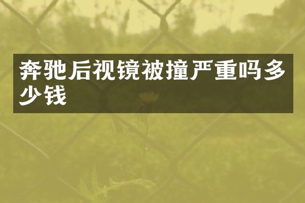 奔驰后视镜被撞严重吗多少钱