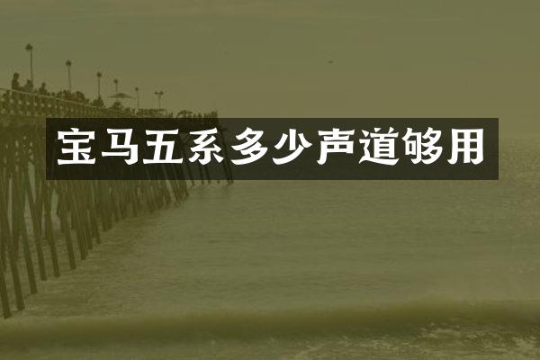 宝马五系多少声道够用