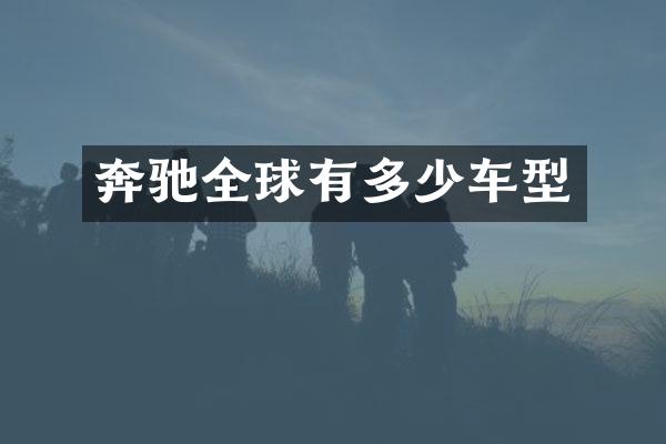 奔驰全球有多少车型