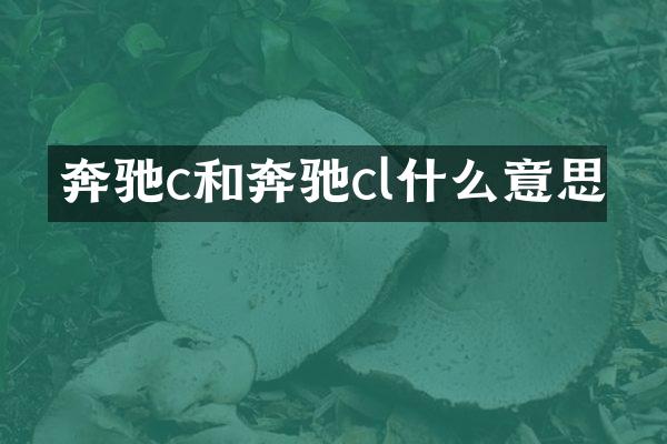 奔驰c和奔驰cl什么意思
