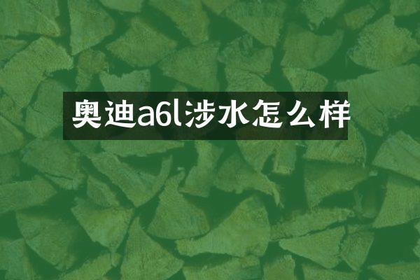 奥迪a6l涉水怎么样