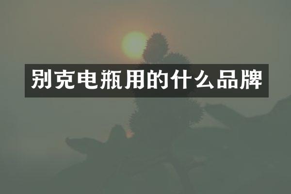 别克电瓶用的什么品牌