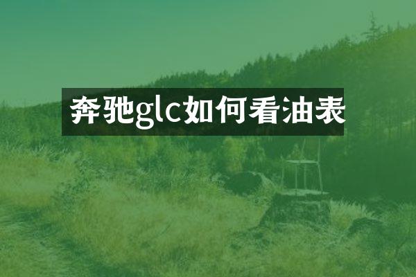 奔驰glc如何看油表
