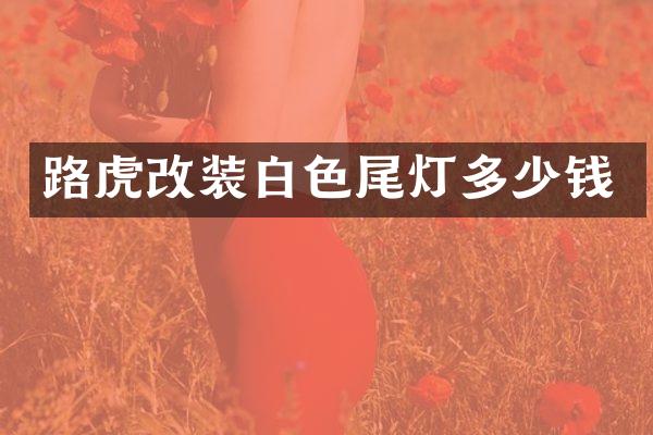 路虎改装白色尾灯多少钱