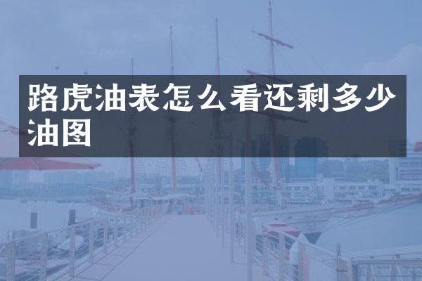 路虎油表怎么看还剩多少油图