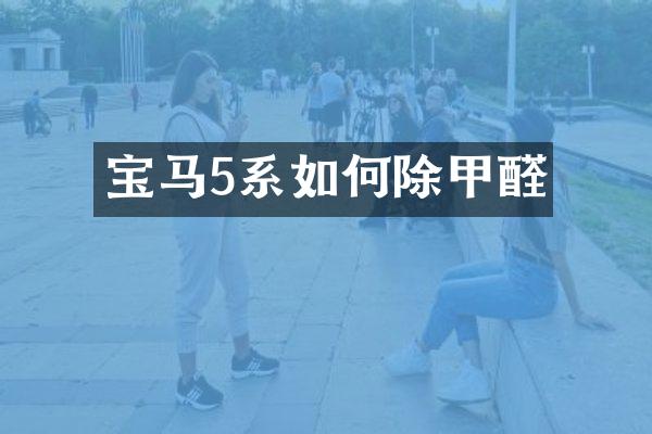 宝马5系如何除甲醛