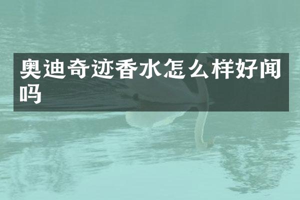 奥迪奇迹香水怎么样好闻吗