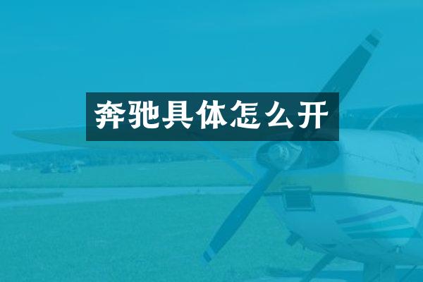 奔驰具体怎么开