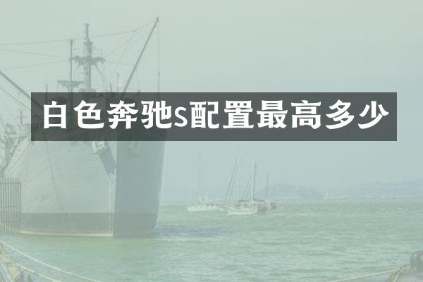 白色奔驰s配置最高多少