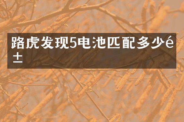 路虎发现5电池匹配多少钱