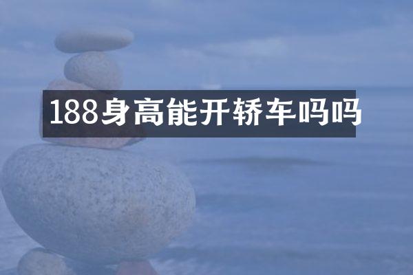 188身高能开轿车吗吗