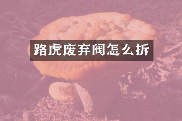 路虎废弃阀怎么拆