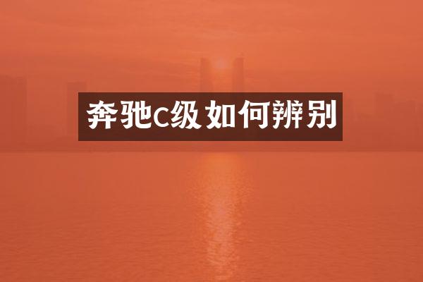 奔驰c级如何辨别