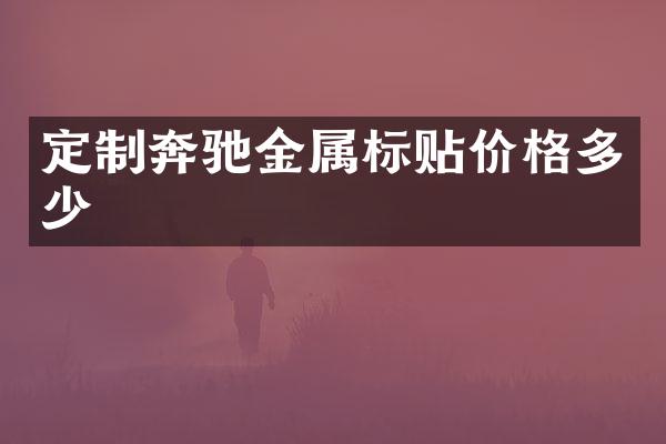 定制奔驰金属标贴价格多少