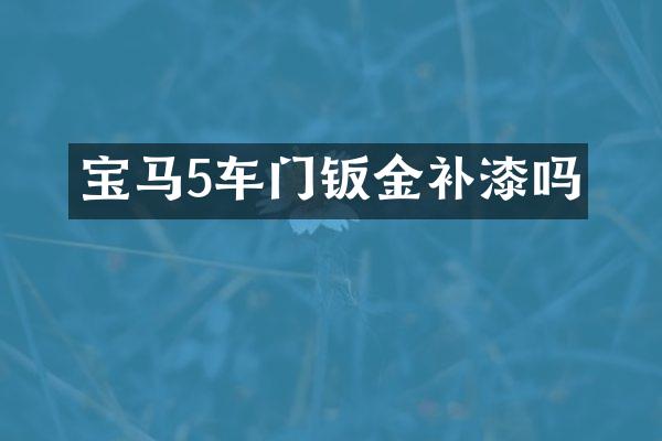 宝马5车门钣金补漆吗