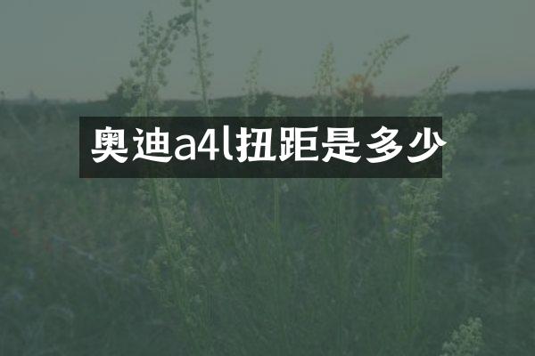 奥迪a4l扭距是多少