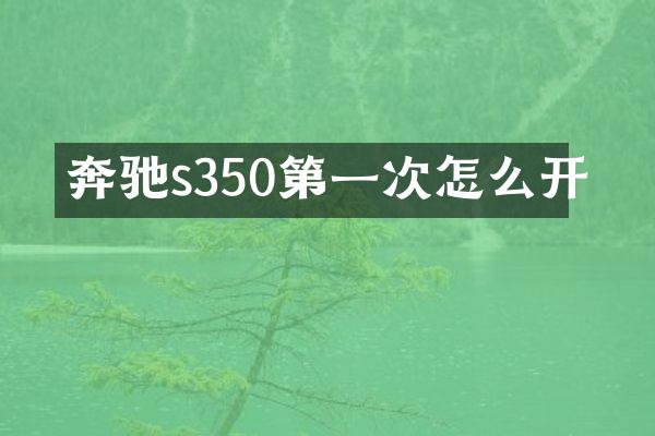奔驰s350第一次怎么开
