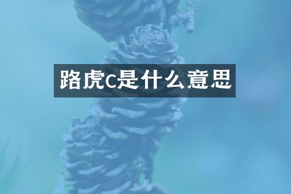 路虎c是什么意思