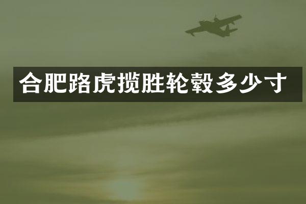 合肥路虎揽胜轮毂多少寸