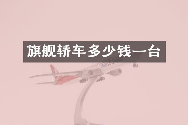 旗舰轿车多少钱一台
