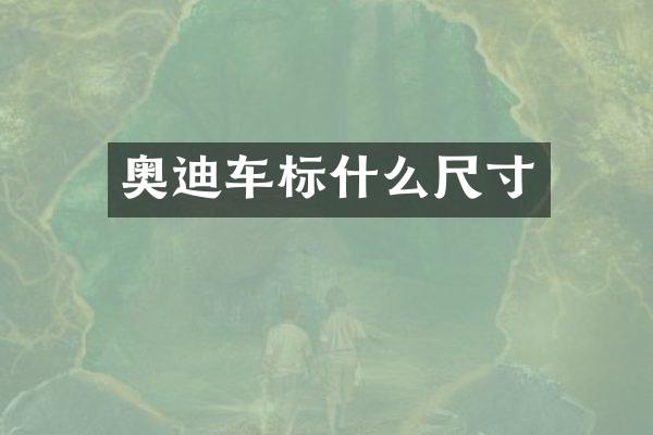 奥迪车标什么尺寸
