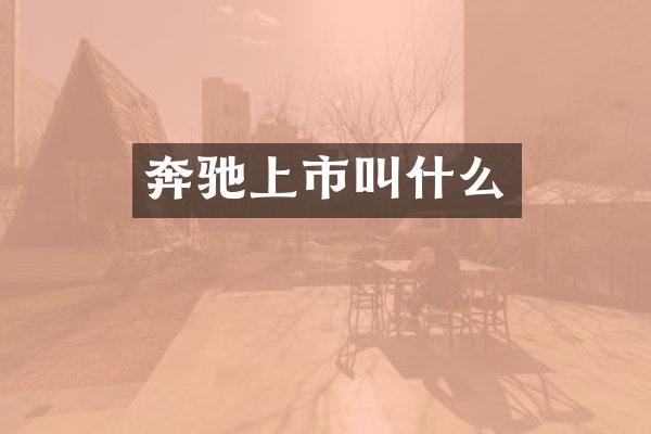 奔驰上市叫什么