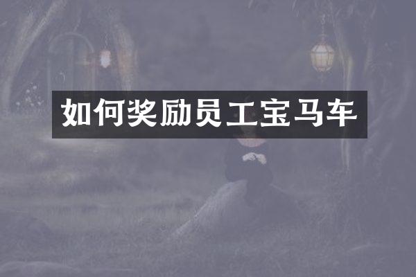 如何奖励员工宝马车