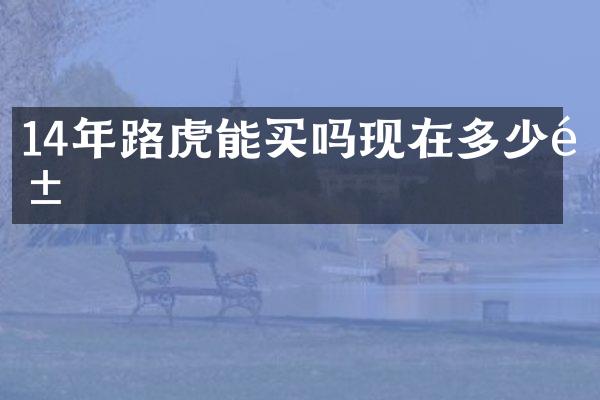 14年路虎能买吗现在多少钱