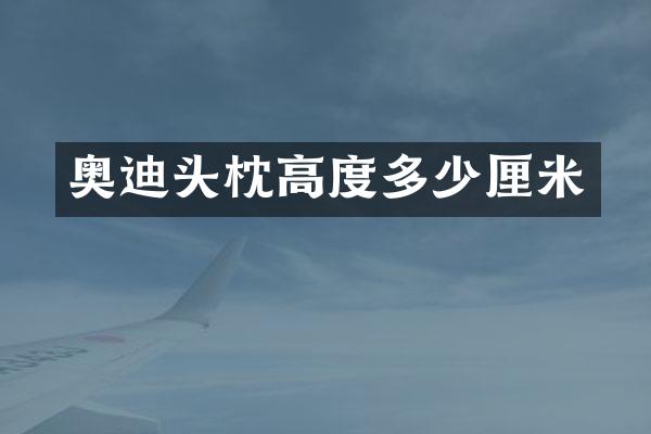 奥迪头枕高度多少厘米